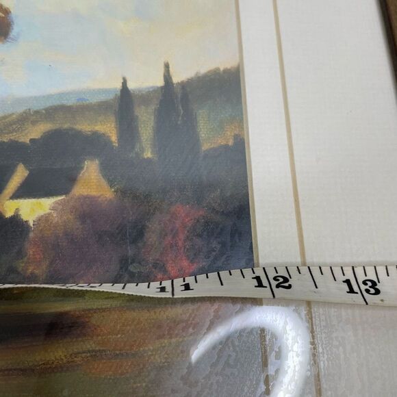 Max Hayslette Avignon Morning Scarce Romantic Signed Art Print 18.5" x‎ 15.5" - Picture 7 of 11